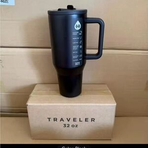 HydroJug Black Leak-Proof Mug 32 oz